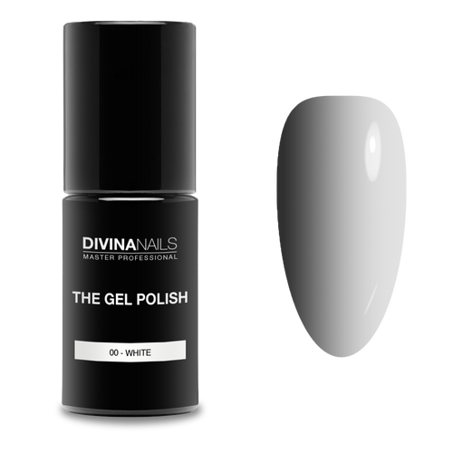 THE GEL POLISH - 00 WHITE - Semipermanente per unghie da 8ml
