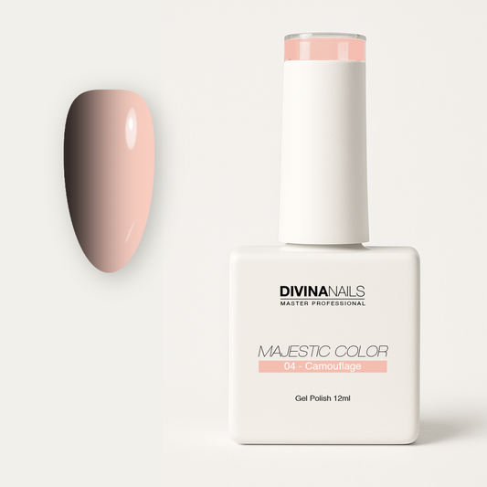 MAJESTIC COLOR - 04 CAMOUFLAGE - Semipermanente per unghie da 12ml