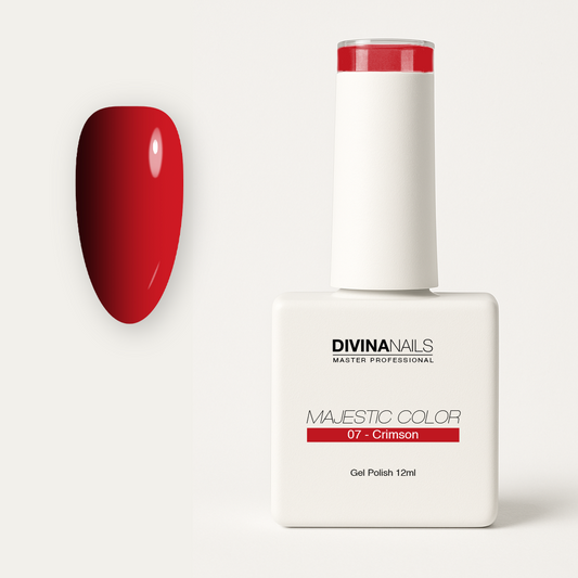 MAJESTIC COLOR - 07 CRIMSON - Semipermanente per unghie da 12ml