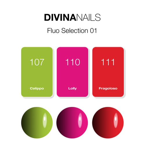 Fluo Selection 01 - Box da 3 Semipermanenti THE GEL POLISH 8ml