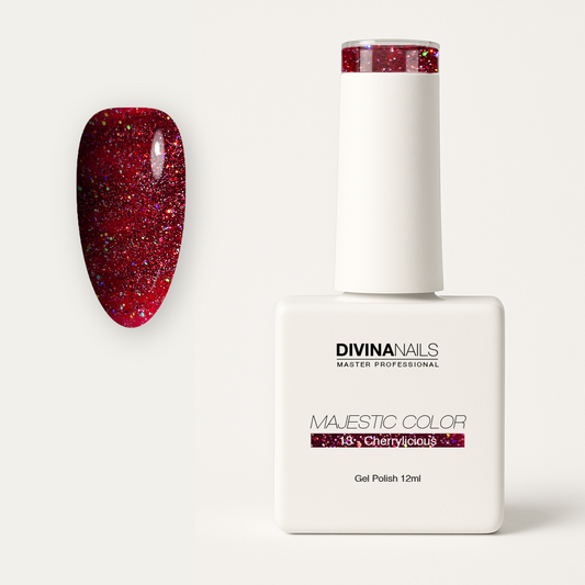 MAJESTIC COLOR - 13 CHERRYLICIOUS - Semipermanente per unghie da 12ml