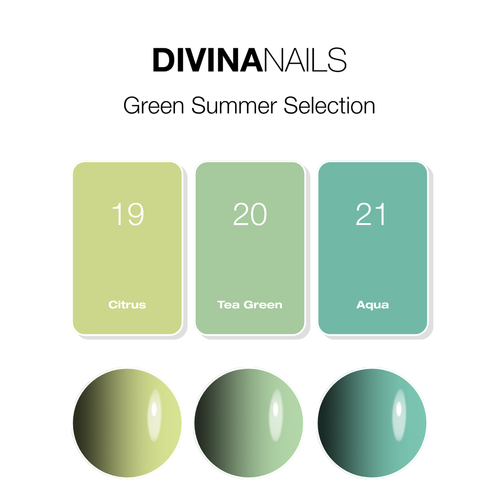 Green Summer Selection - Box da 3 Semipermanenti THE GEL POLISH 12ml