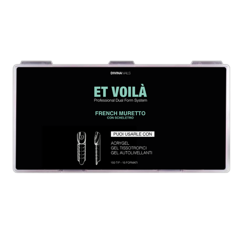 ET VOILÀ - FRENCH MURETTO CON SCHELETRO - 150 Professional Dual Form System