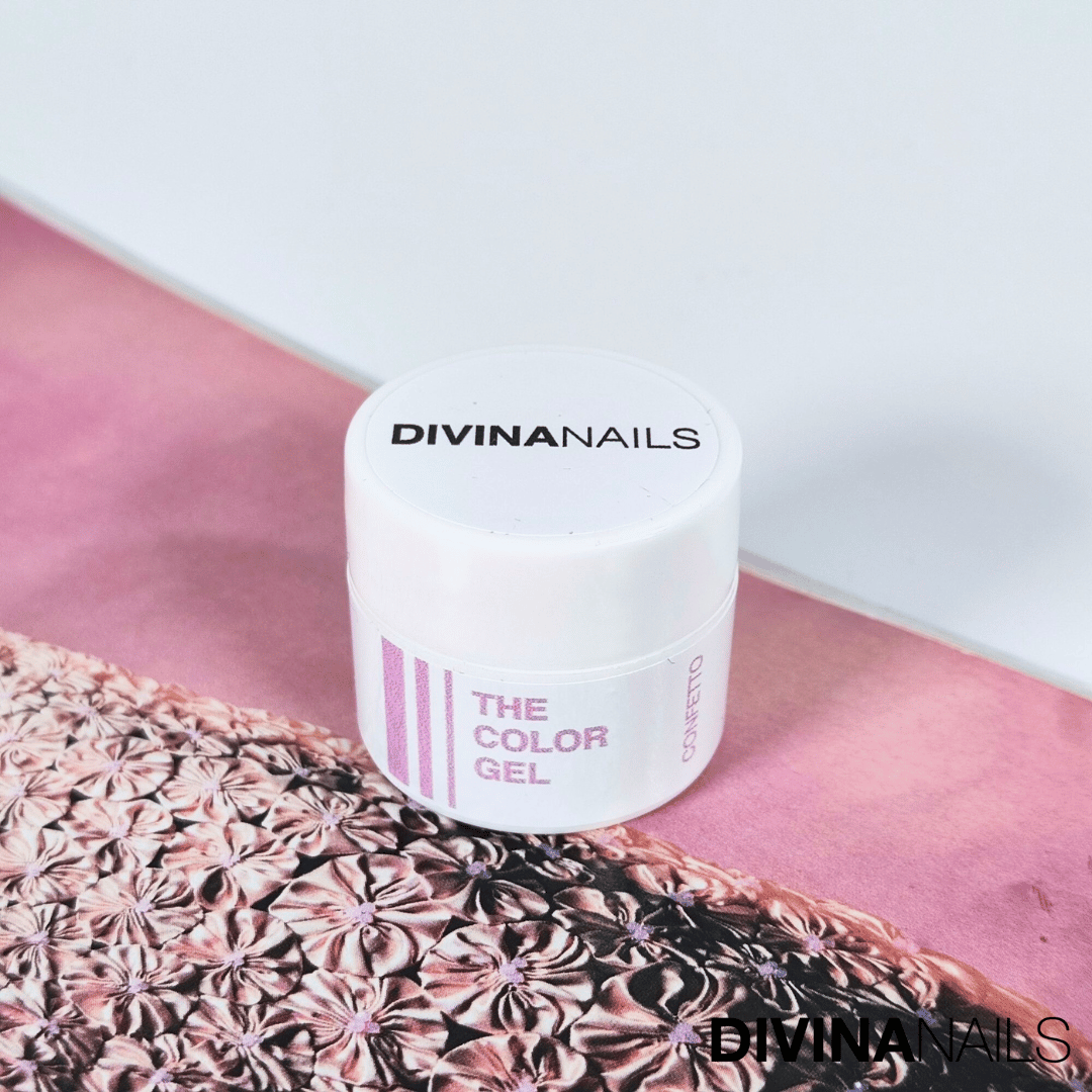 THE COLOR GEL - CONFETTO - Gel color UV rosa per unghie professionali 5ml