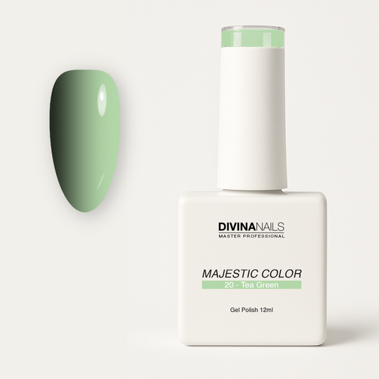 MAJESTIC COLOR - 20 TEA GREEN - Semipermanente per unghie da 12ml