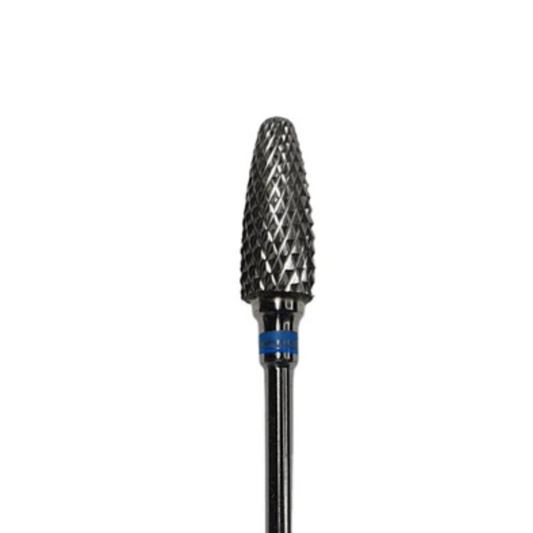 FLAME GRIGIA - GRIT BLU - Punta fresa per rimozione semipermanente gel e acrilico