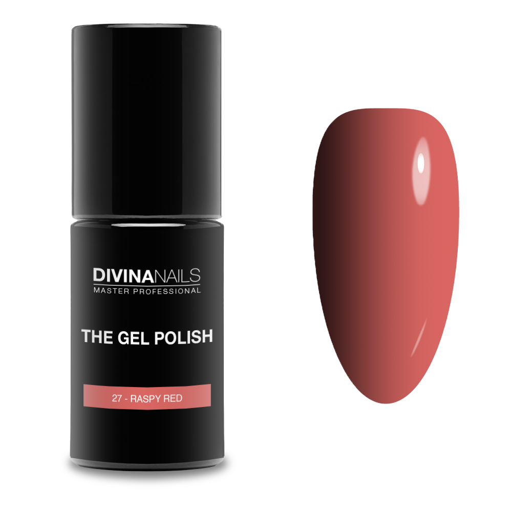 THE GEL POLISH - 27 RASPY RED - Semipermanente per unghie da 8ml
