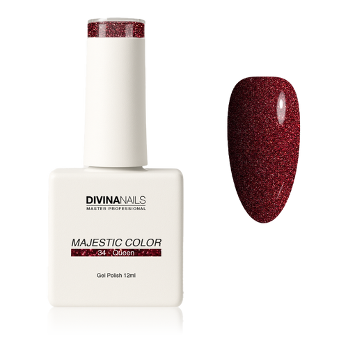MAJESTIC COLOR - 34 QUEEN - Semipermanente per unghie da 12ml