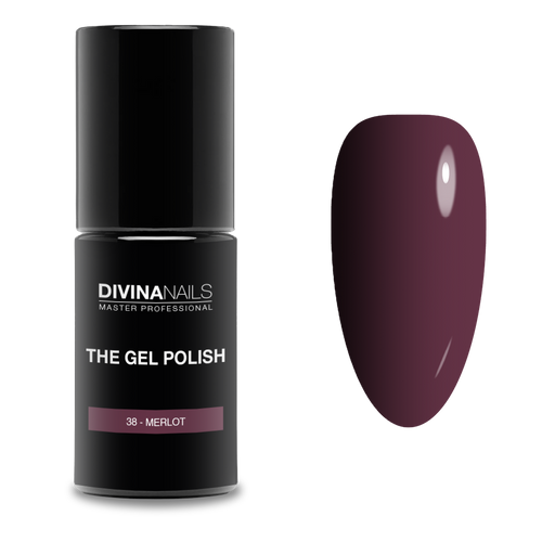 THE GEL POLISH - 38 MERLOT - Semipermanente per unghie da 8ml