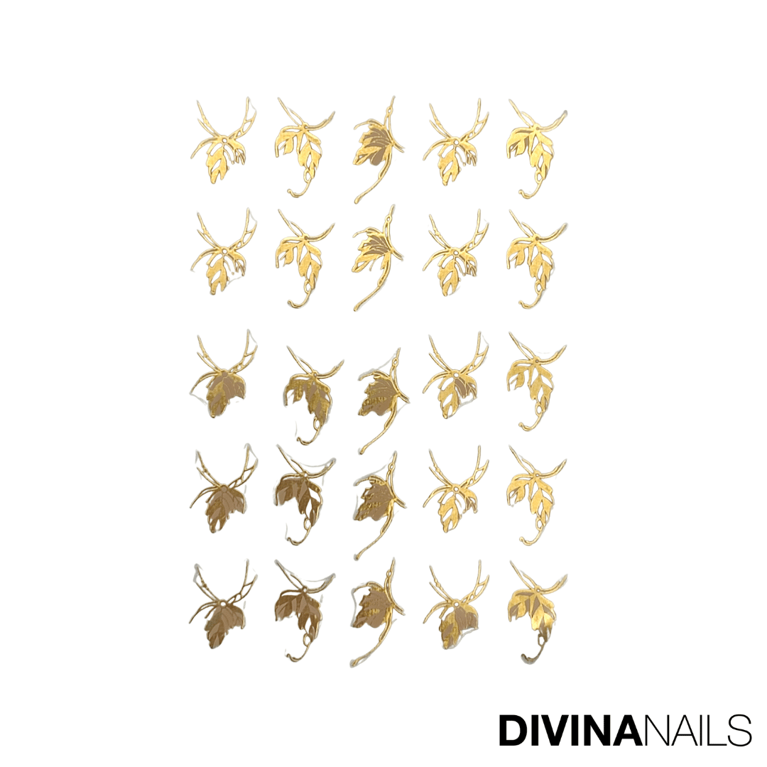 STICKERS - 3D NATURE NEW YEAR’S - 020 - Stickers decorazioni unghie per nail art per capodanno