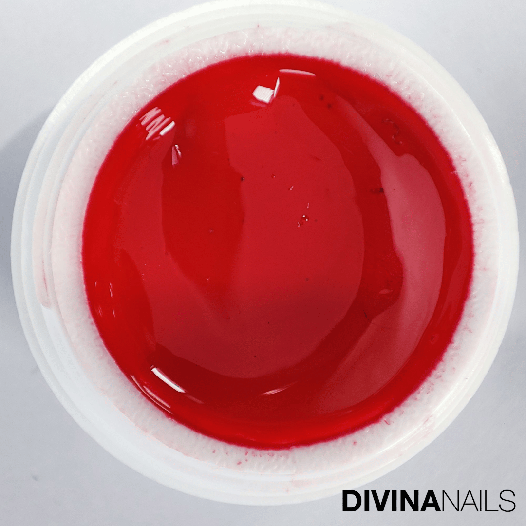THE PAINT GEL - RED - Top Color rosso per decorazioni Nail Art 5ml