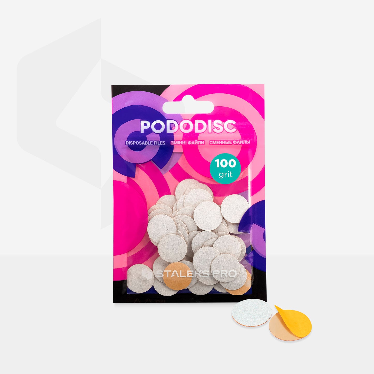 STALEKS PODODISC S - Dischi di ricarica bianchi Grana 100