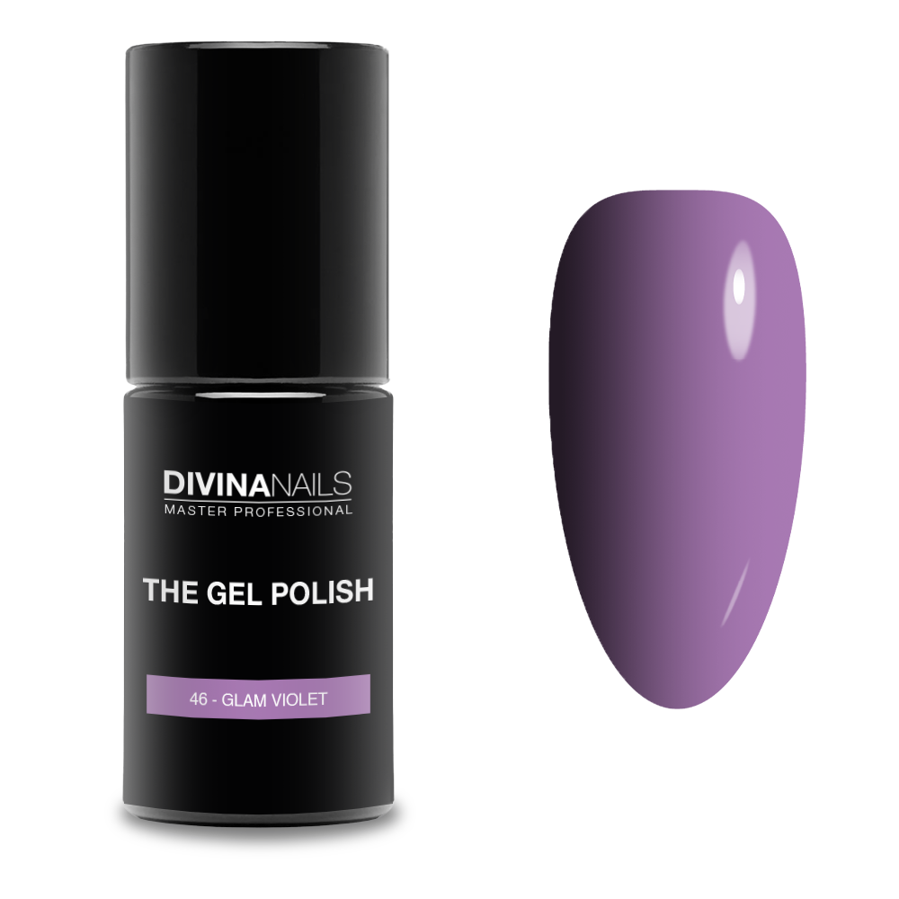 THE GEL POLISH - 46 GLAM VIOLET - Semipermanente per unghie da 8ml