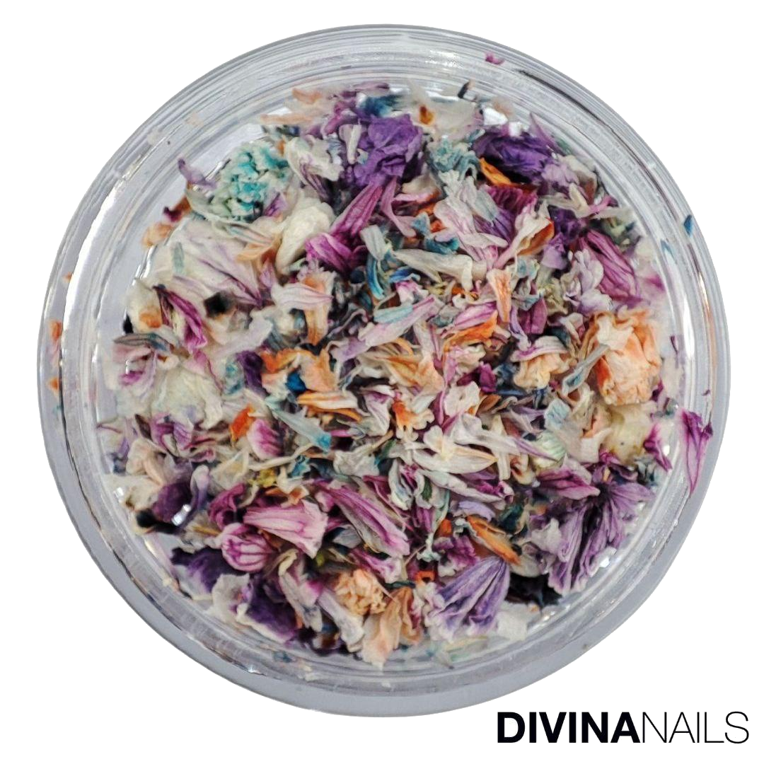 DRIED FLOWERS - 06 - Fiori secchi per decorazioni unghie eleganti nail art - Divina Nails