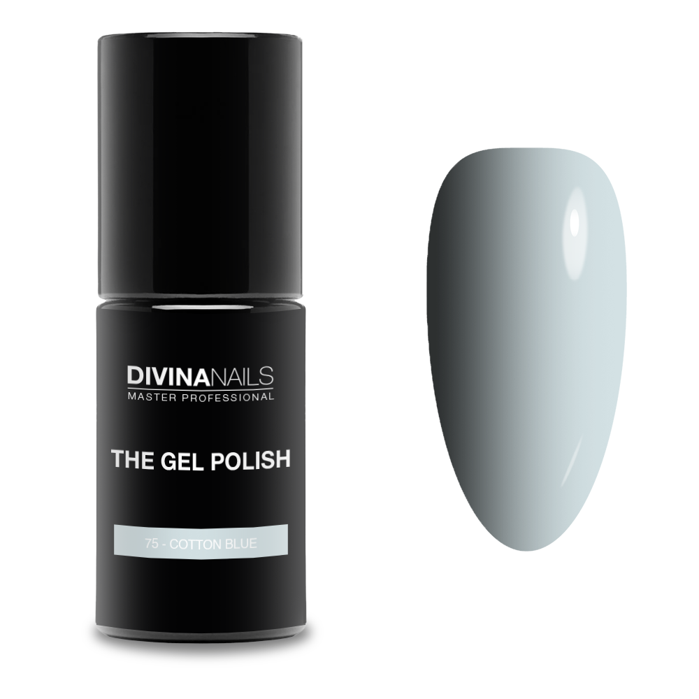 THE GEL POLISH - 75 COTTON BLUE - Semipermanente per unghie da 8ml