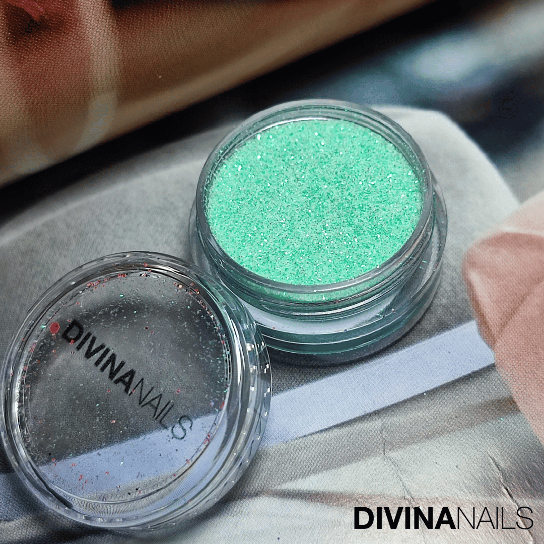 HOLO FLAKES - ADIANTUM - Polvere Glitter brillantini per gel unghie Nail Art 2g - Divina Nails