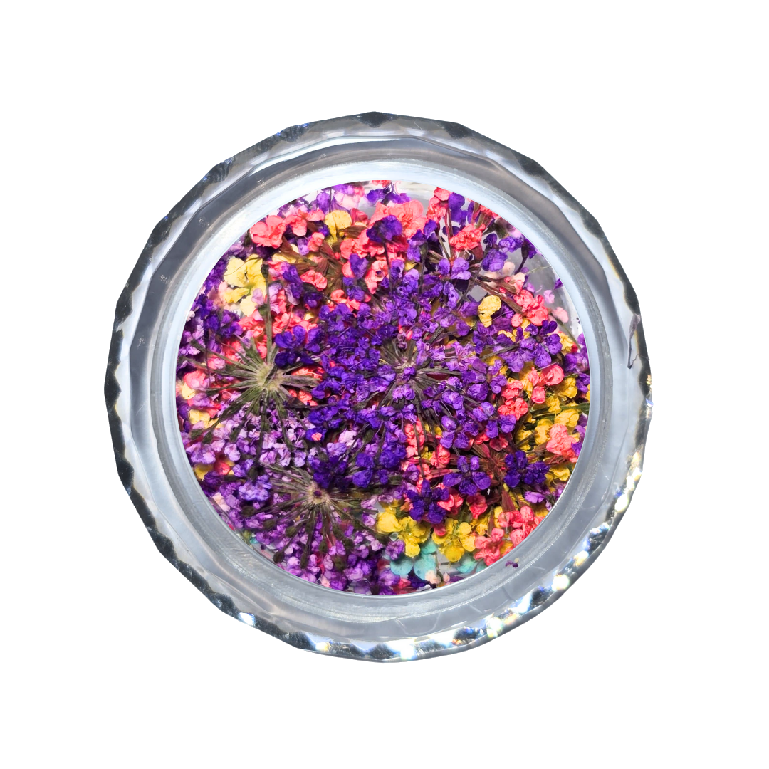 DRIED FLOWERS - BLOSSOM - Fiori secchi per decorazioni unghie eleganti nail art