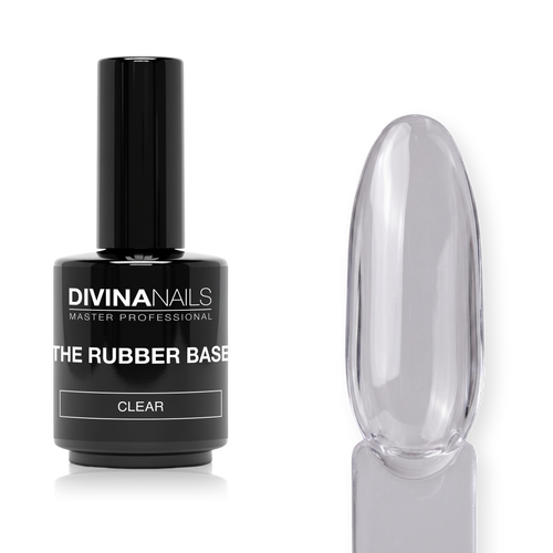 THE RUBBER BASE - CLEAR 001 - Rubber base trasparente gel builder autolivellante 15ml