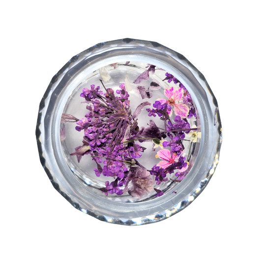 DRIED FLOWERS - LILLÀ - Fiori secchi per decorazioni unghie eleganti nail art