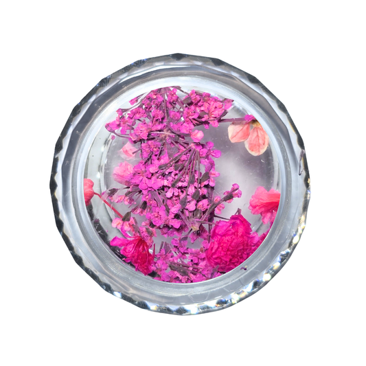 DRIED FLOWERS - FUCSIA DREAM - Fiori secchi per decorazioni unghie eleganti nail art