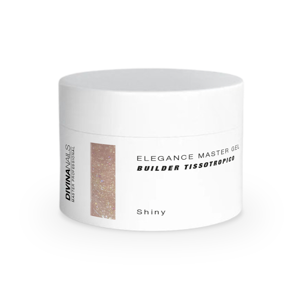 ELEGANCE MASTER GEL - SHINY - Builder gel costruttore tissotropico trifasico professionale per ricostruzione unghie 30ml