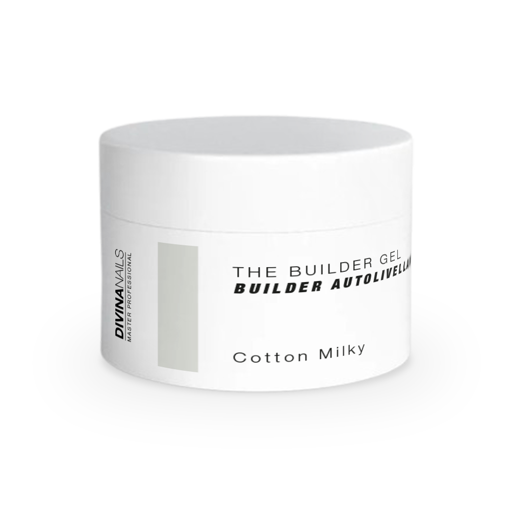 THE BUILDER GEL - COTTON MILKY - Builder gel costruttore autolivellante bifasico media densità 50ml