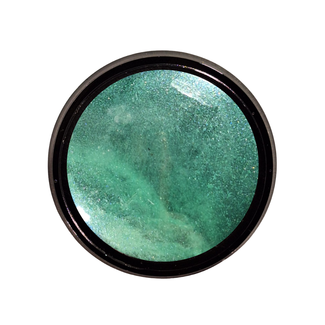 THE MIRROR POWDER - LIQUID GREEN - Polvere pigmento effetto specchio cromato per unghie