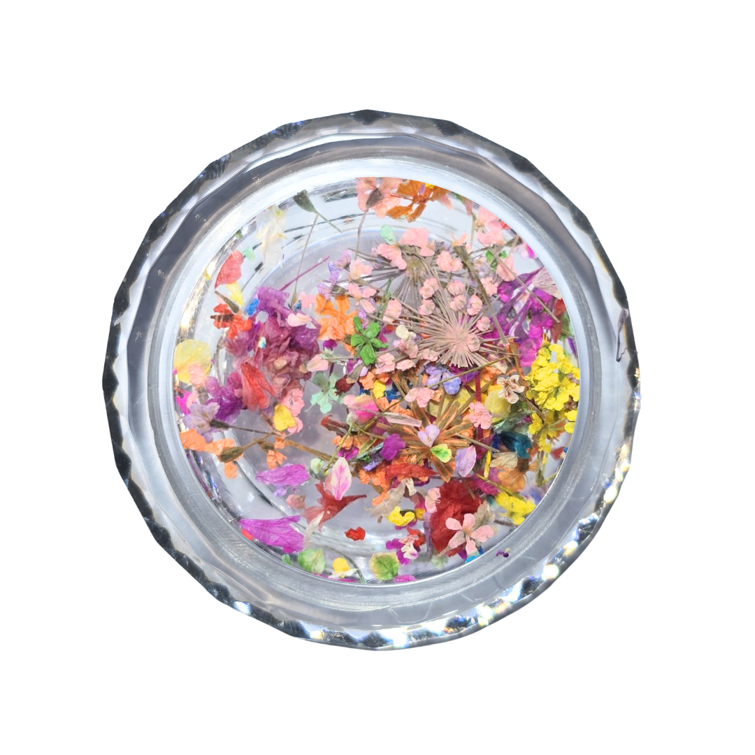 DRIED FLOWERS - PASTEL BLOOM - Fiori secchi per decorazioni unghie eleganti nail art