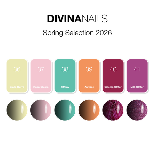Spring Selection 2026 - Selezione 6 semipermanenti 12ml unghie Primavera 2026