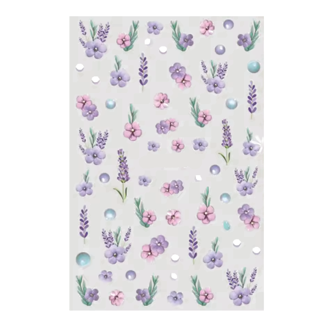 STICKERS - SPRING 01 - Stickers decorazioni unghie per nail art per la primavera