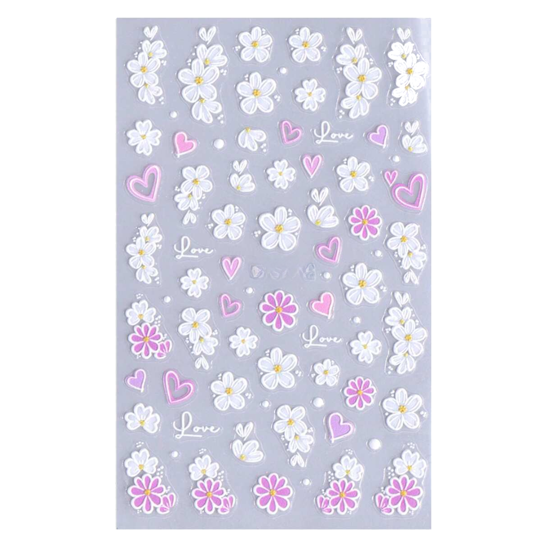 STICKERS - SWEETY 01 - Stickers decorazioni unghie per nail art per la primavera