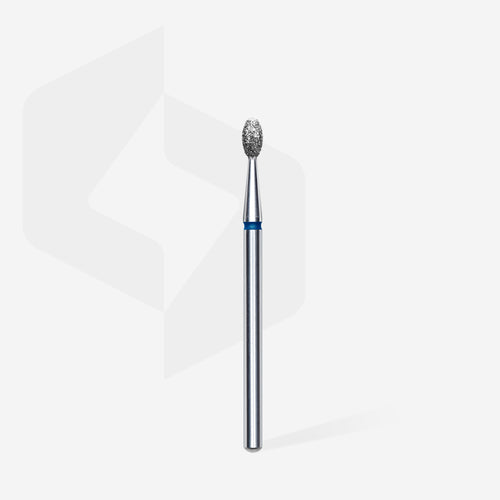 STALEKS FA130B025/5 - GOCCIA GRIT BLU - Punta fresa per cuticole diamantata per dry manicure russa