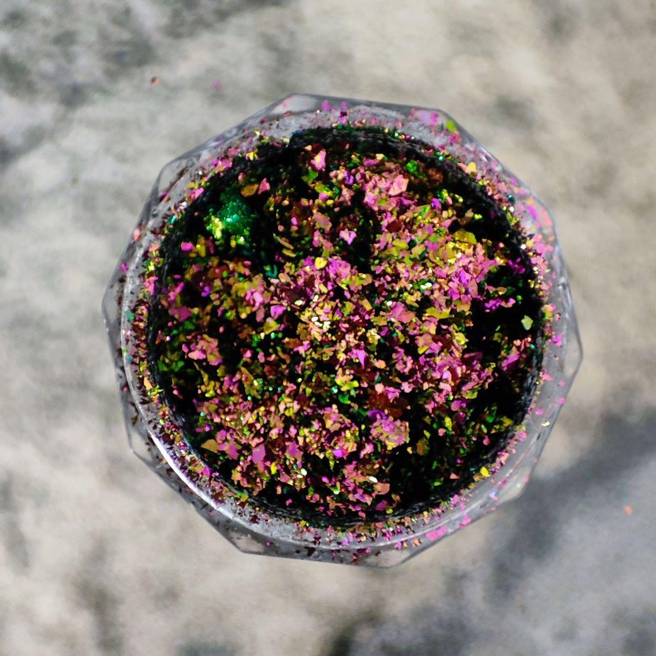 HOLO AURORA - MERCURIO - Polvere Glitter brillantini per gel unghie Nail Art 2g - Divina Nails