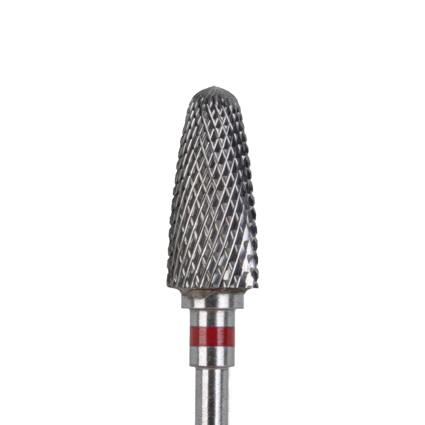 FLAME GRIGIA - GRIT ROSSO - Punta fresa per rimozione semipermanente gel e acrilico