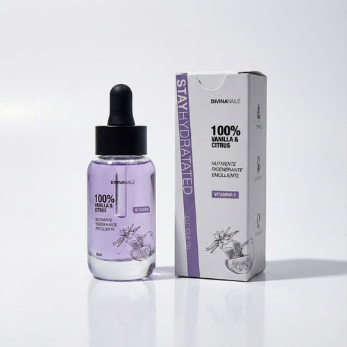 STAYHYDRATATED. - Olio cuticole per unghie idratante mani Vaniglia e Citrus 30ml