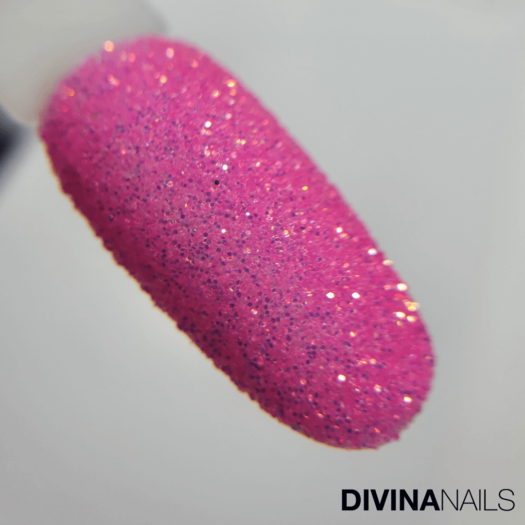 CRYSTAL NEON PINK HOLO - Polvere Glitter brillantini per unghie 2g - Divina Nails
