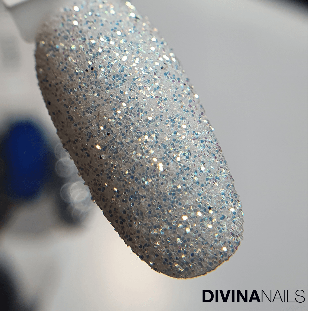 CRYSTAL WHITE HOLO - Polvere Glitter brillantini per unghie 2g - Divina Nails