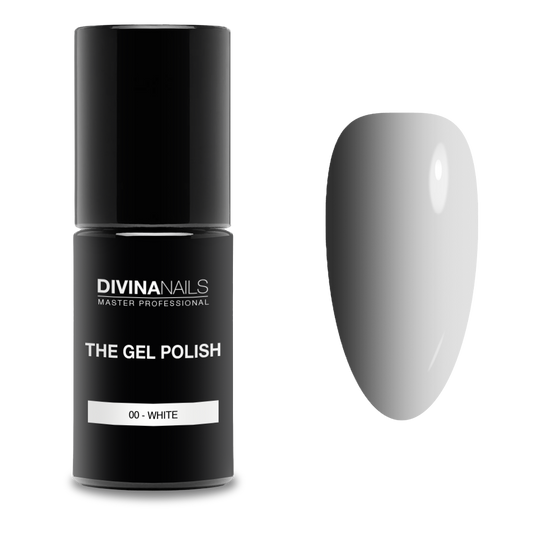 THE GEL POLISH - 00 WHITE - Semipermanente per unghie da 8ml