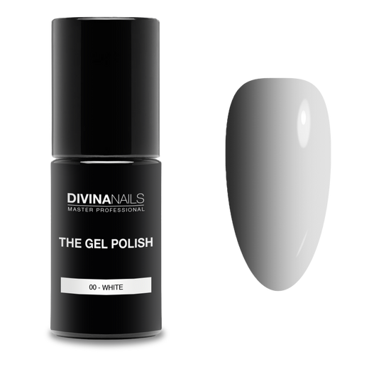 THE GEL POLISH - 00 WHITE - Semipermanente per unghie da 8ml