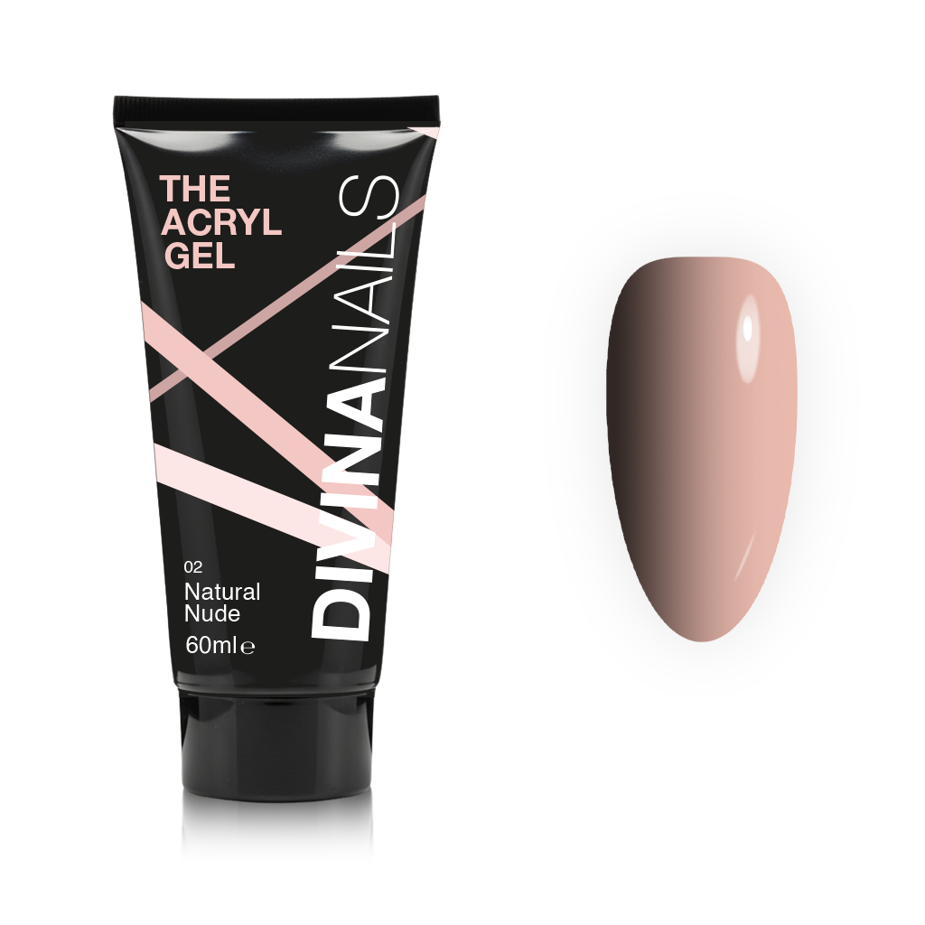 THE ACRYL GEL - NATURAL NUDE - Acrygel Nude Carne professionale per ricostruzione unghie da 60ml