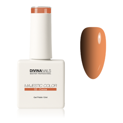 MAJESTIC COLOR - 02 COCOA - Semipermanente per unghie da 12ml