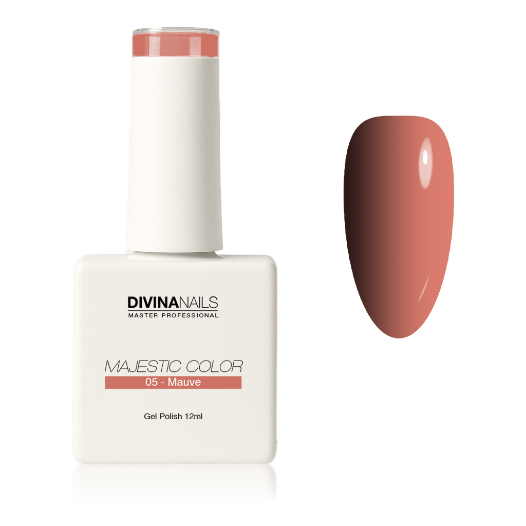 MAJESTIC COLOR - 05 MAUVE - Semipermanente per unghie da 12ml