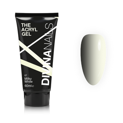 THE ACRYL GEL - WHITE MILK - Acrygel Bianco Latte professionale per ricostruzione unghie da 60ml