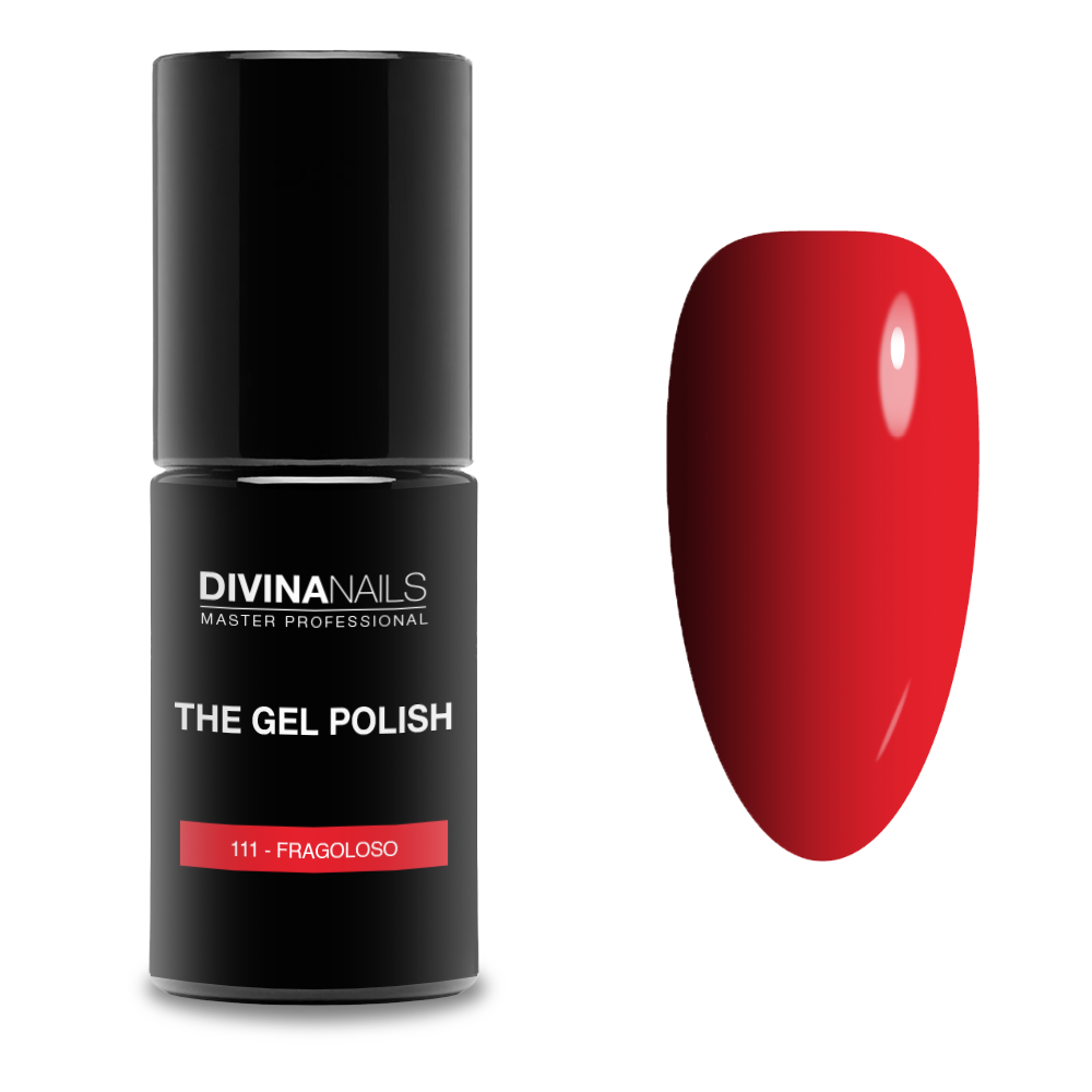 THE GEL POLISH - 111 FRAGOLOSO (Fluo) - Semipermanente per unghie da 8ml