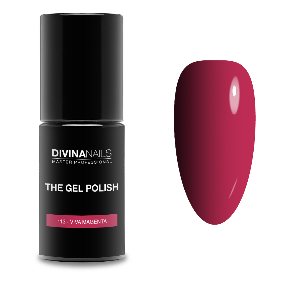 THE GEL POLISH - 113 VIVA MAGENTA - Semipermanente per unghie da 8ml