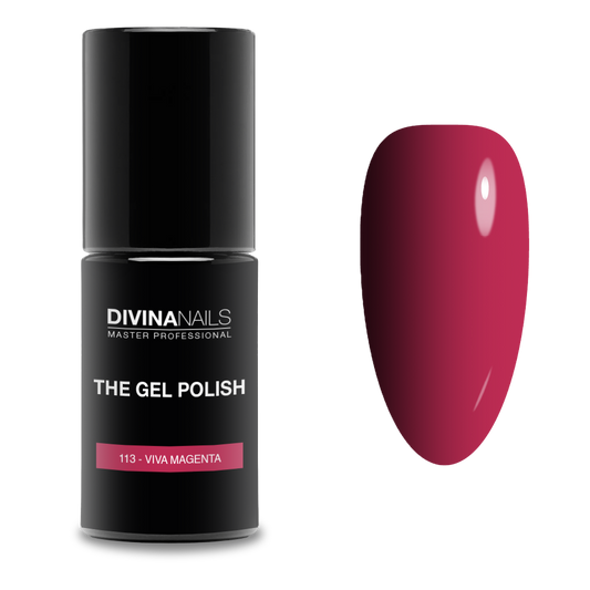 THE GEL POLISH - 113 VIVA MAGENTA - Semipermanente per unghie da 8ml