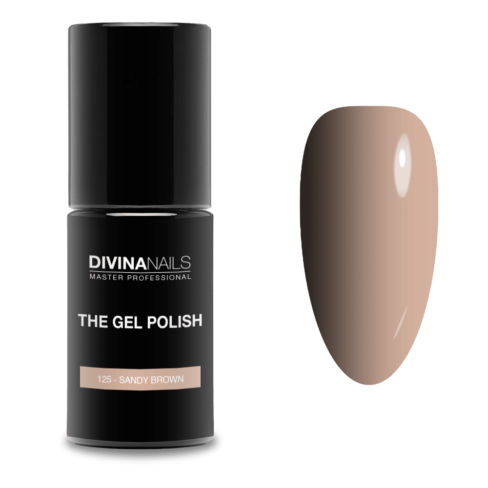 THE GEL POLISH - 125 SANDY BROWN - Semipermanente per unghie da 8ml