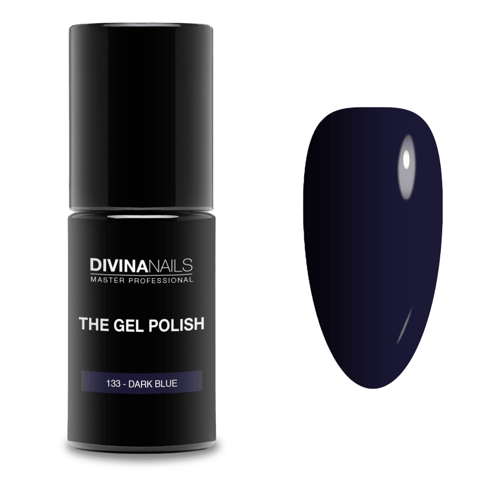 THE GEL POLISH - 133 Dark Blue - Semipermanente per unghie da 8ml