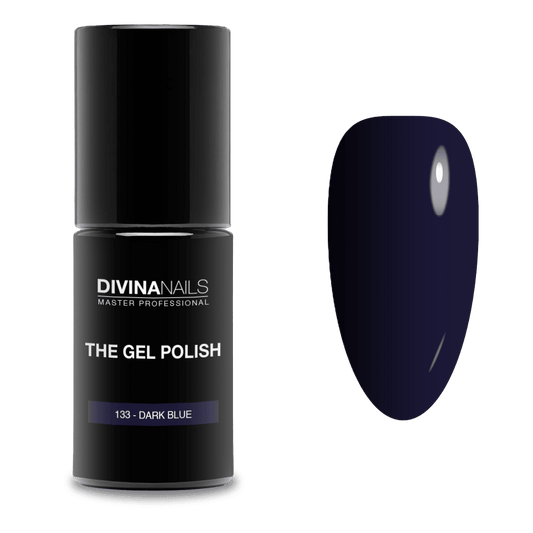 THE GEL POLISH - 133 Dark Blue - Semipermanente per unghie da 8ml