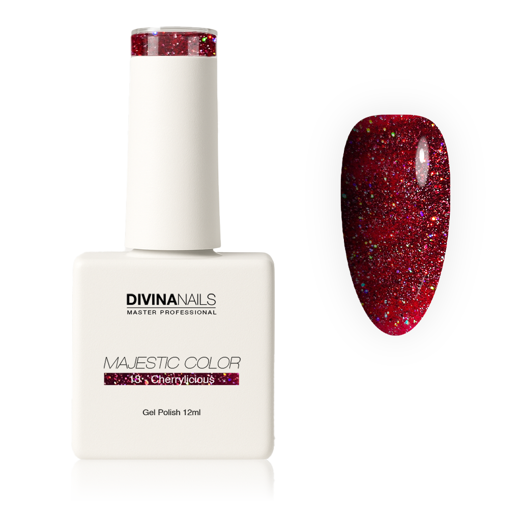 MAJESTIC COLOR - 13 CHERRYLICIOUS - Semipermanente per unghie da 12ml